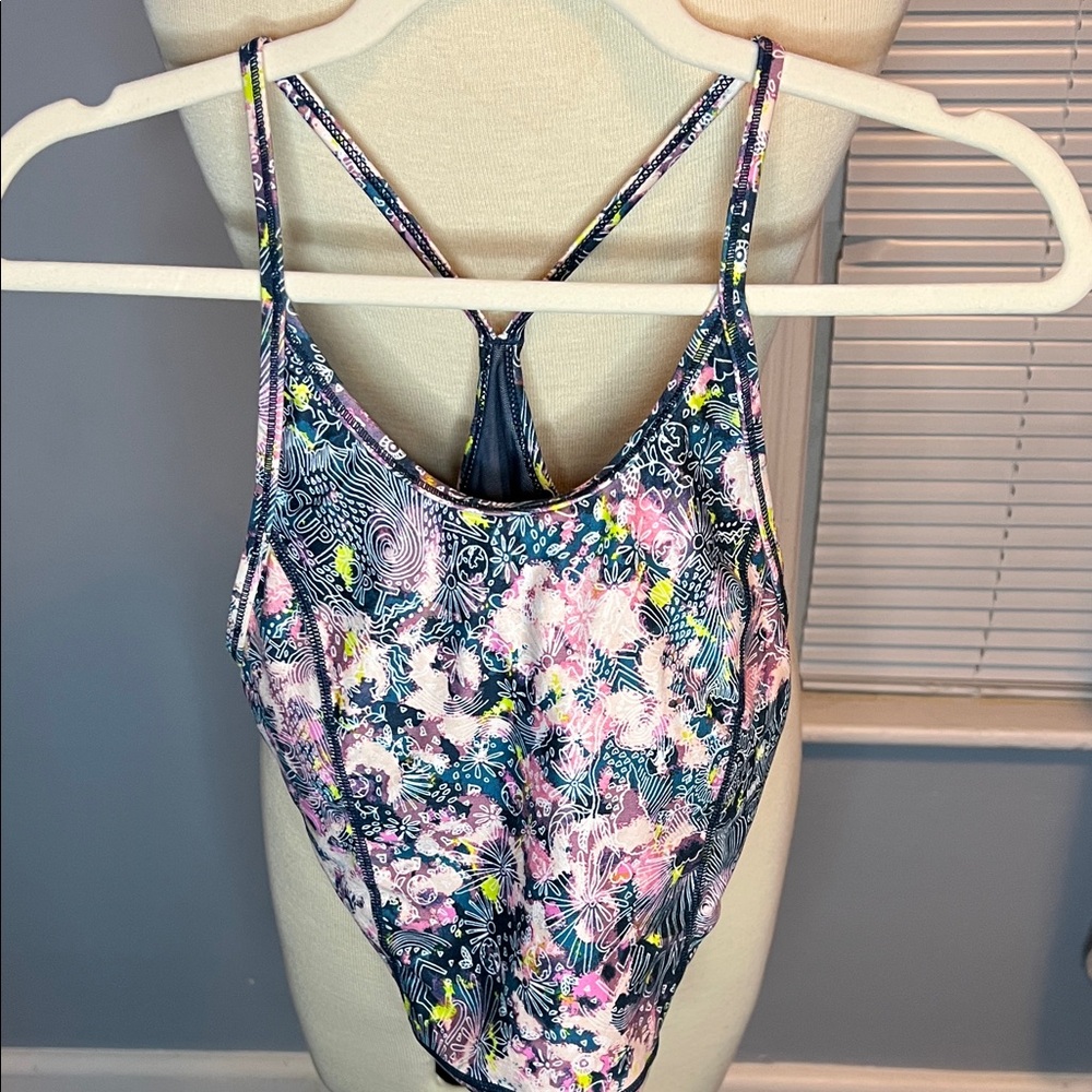 Sweaty Betty Flowery Activewear Crop Top